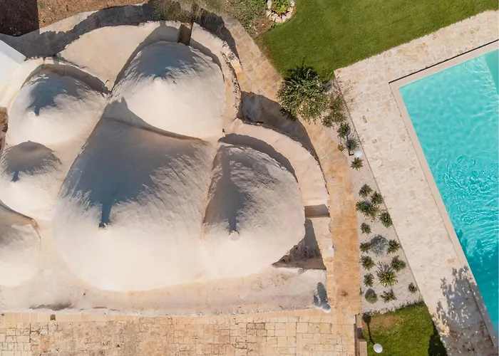 Trullo Tarantini Con Piscina Privata דירה